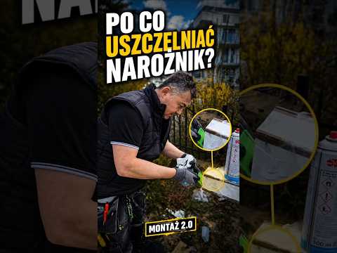 Uszczelnianie okna narożnego