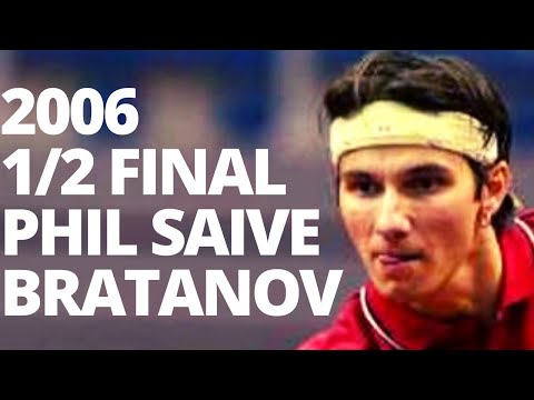 SAIVE Philippe - BRATANOV Martin 1/2 BELGIUM NATIONAL 2006 TABLE TENNIS - TTBELGIUMTHISTORY