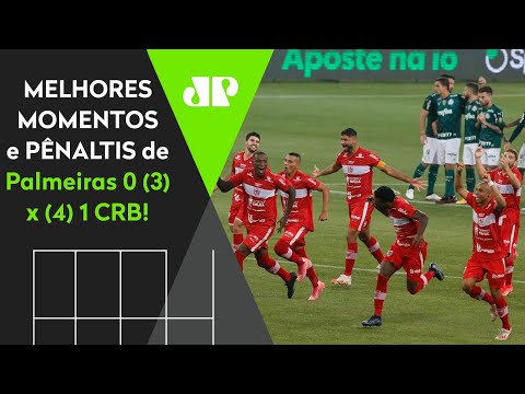 Vídeo / Palmeiras 1 (3) x (4) 1 CRB - Copa do Brasil 2021!