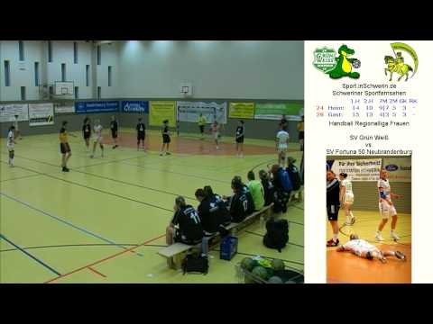 Handball Regionalliga Frauen SV Grün Weiß Schwerin vs. SV Fortuna 50 Neubrandenburg