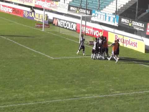 Tercer gol a almagro
