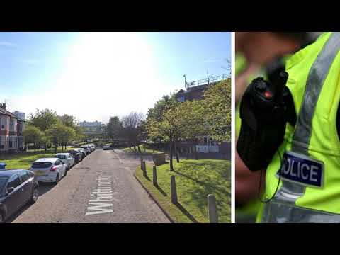 Two men found injured near Coatbridge police station