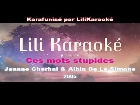 Jeanne Cherhal ft Albin De La Simone   Ces mots stupides  reprise Jazz