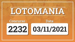 Capa de LOTOMANIA 2232