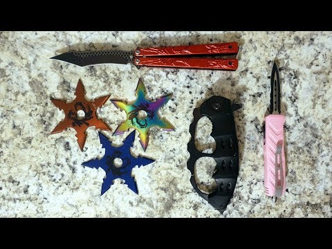 4 Waffen die in Deutschland verboten sind! (Unboxing)