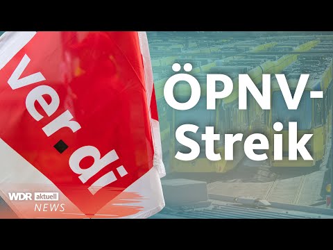Bus und Bahn: Verdi ruft zum Streik im ÖPNV auf | WDR Aktuelle Stunde