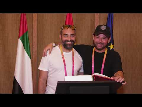 Miguel Poveda visits the Spain Pavilion at Expo 2020 Dubai