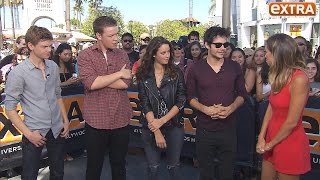 'Extra' Hangs Out with 'The Maze Runner' Cast at Universal Studios Hollywood