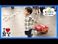 Ryan ToysReview Airplane Ride And Opening Surprise Eggs