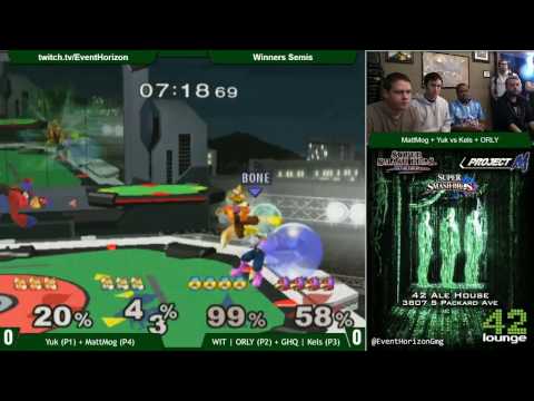 Construct 74 - Yuk + MattMog VS WIT | ORLY + GHQ | Kels - Melee Doubles WS