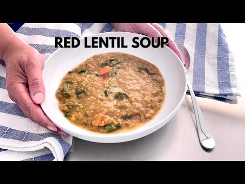 EASY Red Lentil Soup | Anti-inflammatory, Healthy One-Pot Recipe | Fall Soup Series | Angie Walker