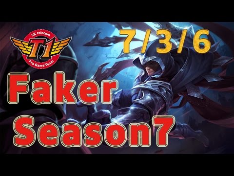 SKT T1 Faker Talon MID vs Syndra Patch 7.1