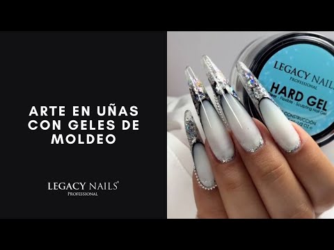 ARTE EN UÑAS CON GELES DE MOLDEO │VIDEO TUTORIAL│LEGACY NAILS