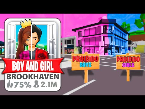 I Created a BOYS VS GIRLS Brookhaven!