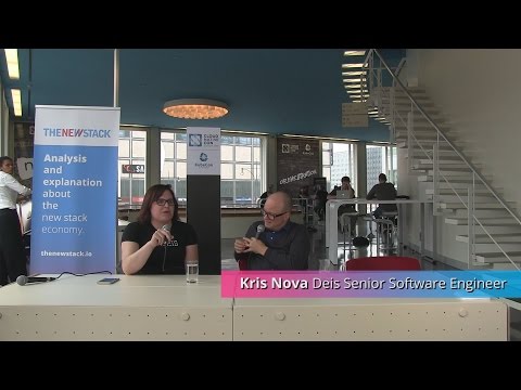 Kris Nova of Deis at CouldNativecon/Kubecon in Berlin