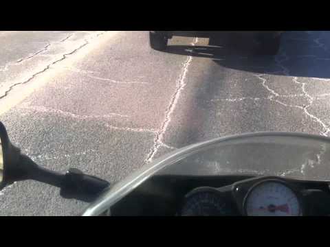 Testing Out Helmet Cam Made Using iPhone - Suzuki GSX-R 750 SRAD