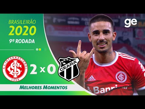 Gols e lances de Internacional x Ceará