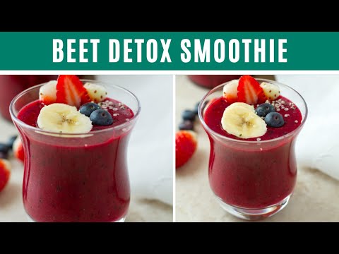 BEET DETOX SMOOTHIE I refreshing, healthy, berries.