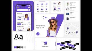 Ecommerce App UIUX Design | Ecommerce Mobile App Design | Figma  | Online Shoppi