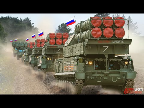 Seconds of Deadly Shots Fired by Russian BuK-M3 and BuK-M2 on the Battlefield