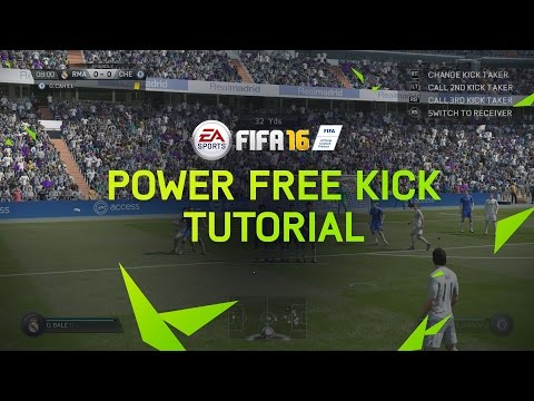FIFA 16 Tutorial - How To Score Power Free Kicks