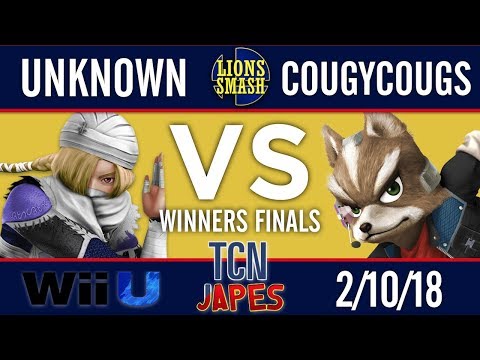 TCNJapes 5 - HQ | Unknown (Sheik) vs CougyCougs (Fox) - Smash 4 Winners Finals