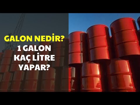 Galon Nedir? 1 Galon Kaç Litre Yapar?