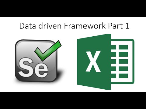 Data Driven Framework in Selenium Webdriver Part 1 Video