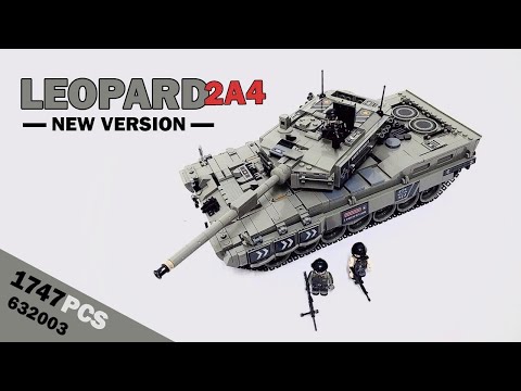 Lego Fan's Leopard 2A4 Main Battle Tank (new version) by panlos brick.
