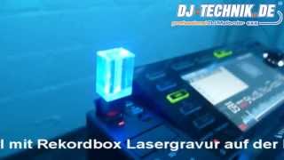 DJ-Technik.de Crystal-Drive USB Stick mit 3D-Logo