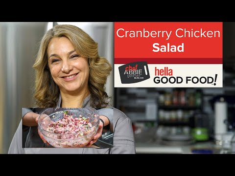 The Best DELI-STYLE Cranberry Chicken Salad