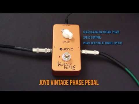 Joyo Vintage Phase / Phaser JF-06 Pedal Review Demo