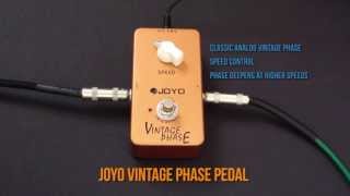 Joyo Vintage Phase / Phaser JF-06 Pedal Review Demo