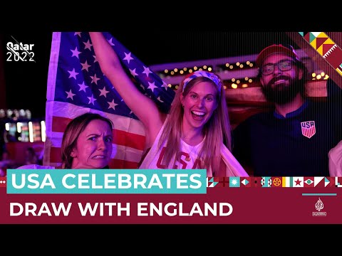 Fans celebrate USA draw with England | Al Jazeera English