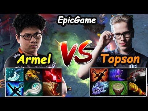TNC Armel - [Leshrac] vs OG Topson - [Juggernaut] Epicgame Dota 2 7.22 pro Gameplay