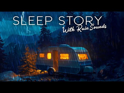 A Rainy Night in a Caravan: A Cozy Bedtime Story with Rain Sounds