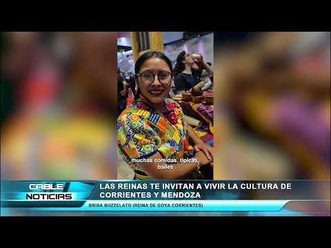 Brisa Buzzelato (Reina de Goya Corrientes) y Abril Velazquez