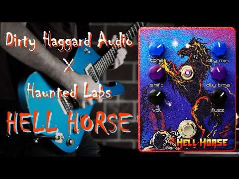 Haunted Labs x Dirty Haggard Audio - Hell Horse Fuzz Delay Pedal image 5