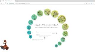 ЕС «Идентификации и учета животных». Вход в кабинет, восстановление пароля.