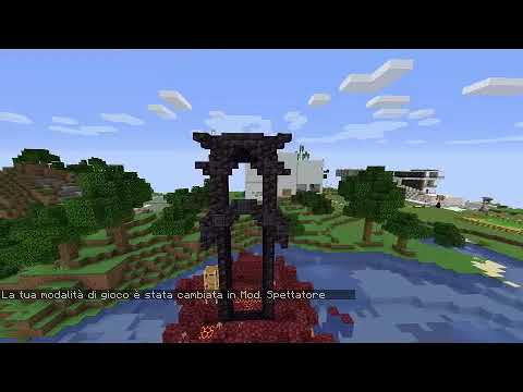 come costruire un portale del nether a forma di spada