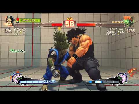 Ultra Street Fighter IV battle: NEOW_Neo(Hugo) Vs SOK_Evil-Wolf(Blanka)