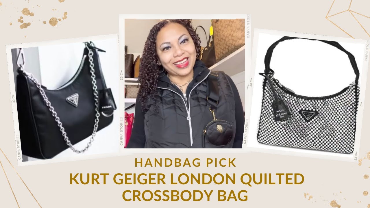 KURT GEIGER LONDON RECYCLED NYLON QUILTED CROSSBODY BAG | HANDBAG PICK | FIRST UNBOXING 2022