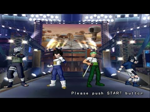 Battle Stadium D.O.N - Kakashi VS Vegeta VS Zoro VS Sasuke