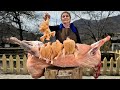 Recipe For A Whole Lamb Stuffed With Chickens! A Rustic Delicacy