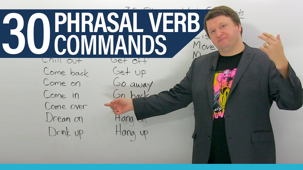 30 English. Command verbs. Видео уроки продвинутый английский 50. Adam’s English Lessons · ENGVID. Английский 30 на 60