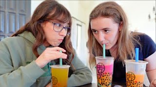 Trying Weird Boba Flavors & Lots of Dead Bugs