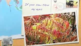If you saw thru my eyes  YouTube