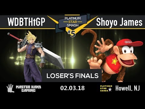 Platinum Star Smash 5 - WDBTHtGP (Cloud) vs Shoyo James (Diddy Kong) - Loser's Finals