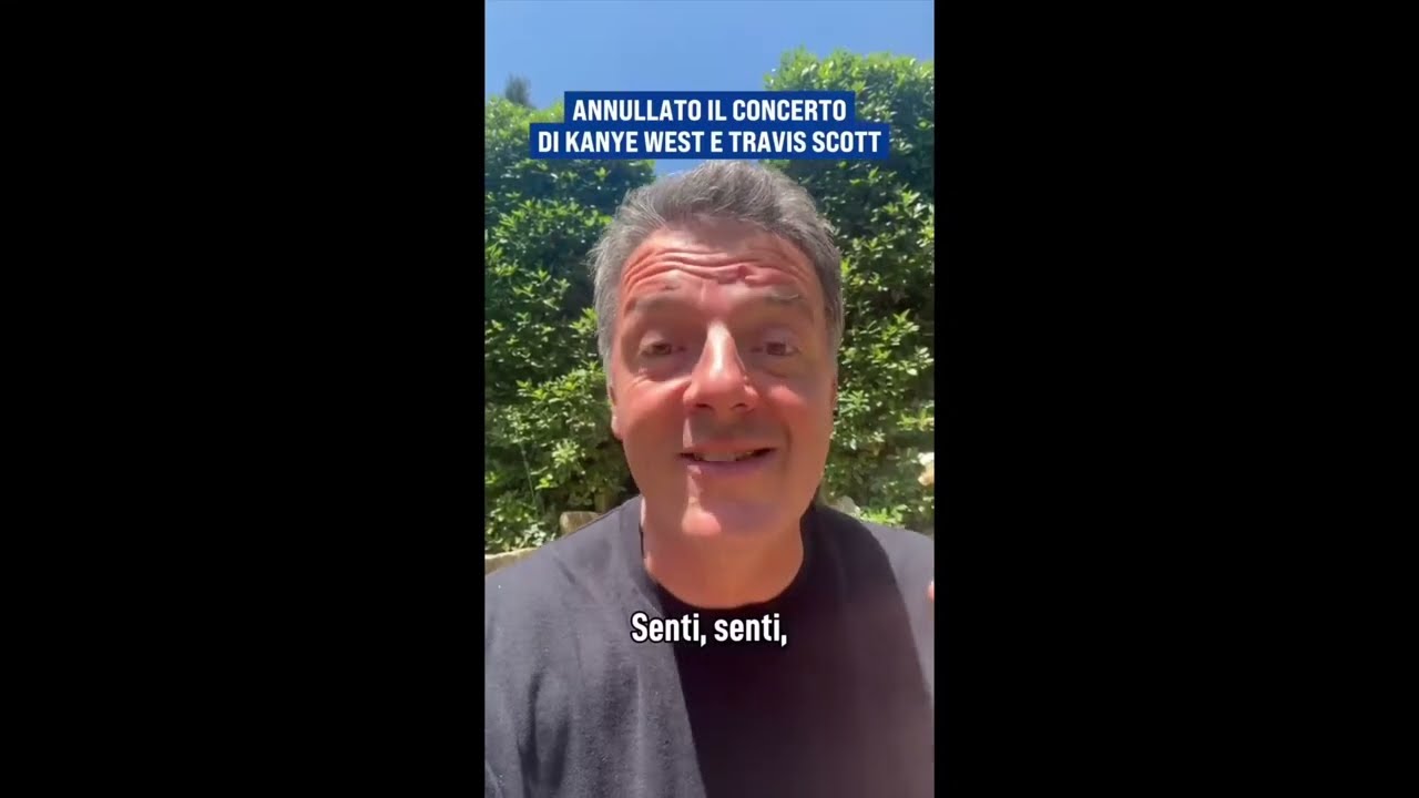 MATTEO RENZI: "I PREFETTI CHE ANNULLANO I CONCERTI? MI PARE UNA FOLLIA"