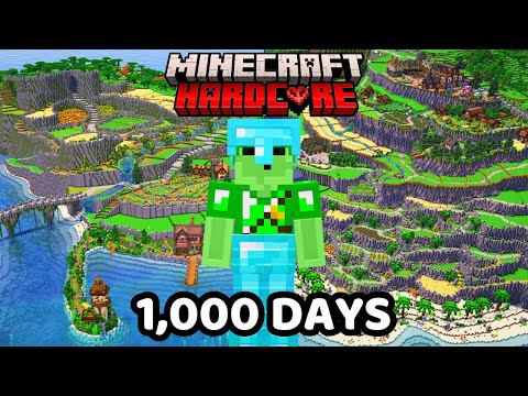 1000 يوم في لعبة ماين كرافت الصعبة (جولة حول العالم)